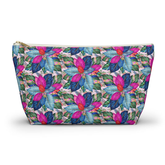 Tobacco Leaves Chinoiserie Mahjong Tile Bag Accessory Pouch