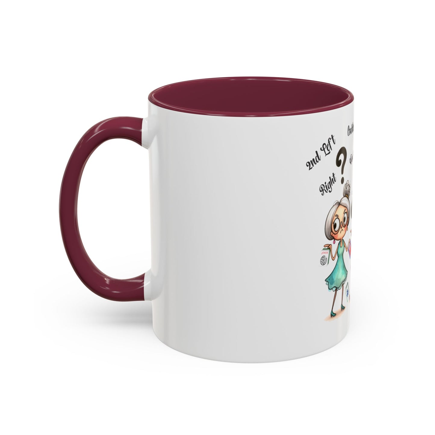 Mahjong Cartoon Mug for Funny Gift, Cute Mahj Coffee Cups, Quirky Drinkware, Playful Mahjong