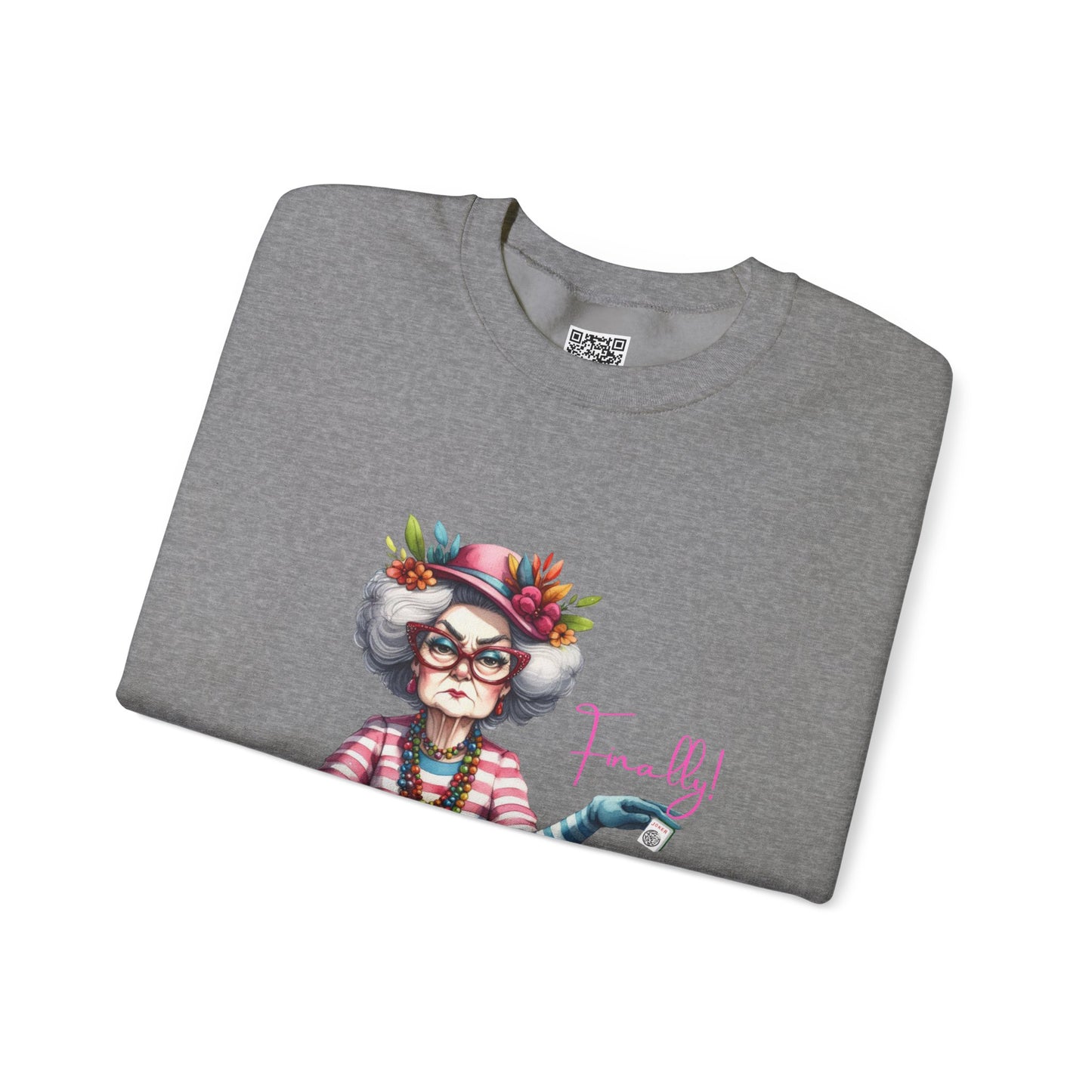 Finally Joker Funny Mahjong sweatshirt