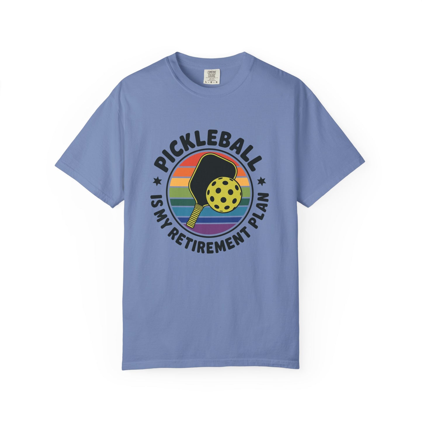 Pickleball Retirement Plan T-Shirt | Garment-Dyed Unisex Tee, Summer Vibe, Sportswear Gift, Funny Pickleball Shirt, Retirement Gift