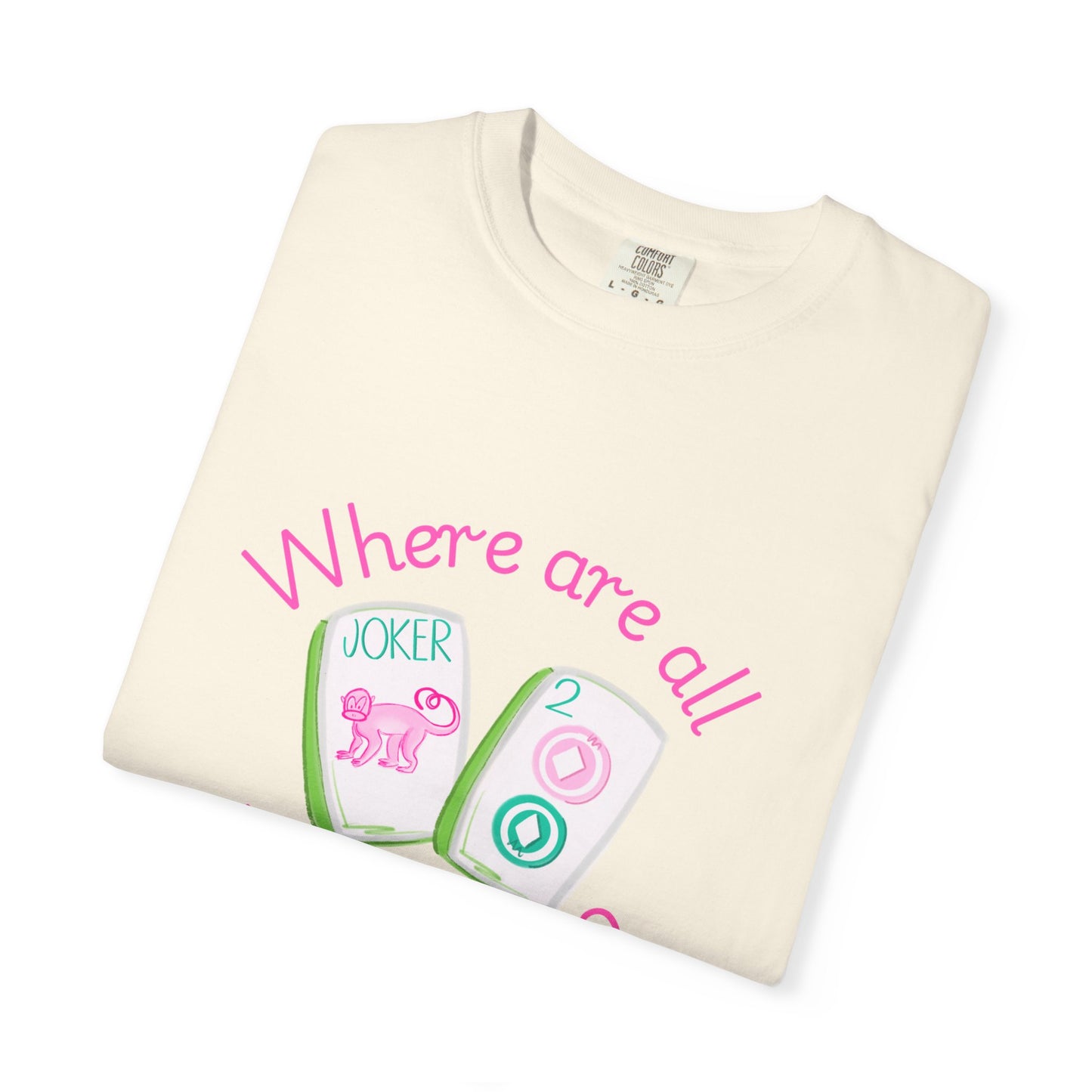 Where are all the Jokers Mahj T-shirt | Mahjong Player Tee, Mahjong Gift Idea
