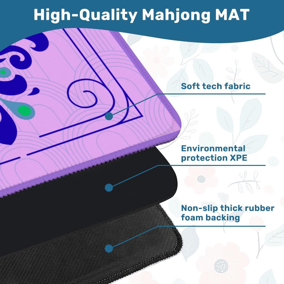 Pretty as a Peacock Mahjong Mats