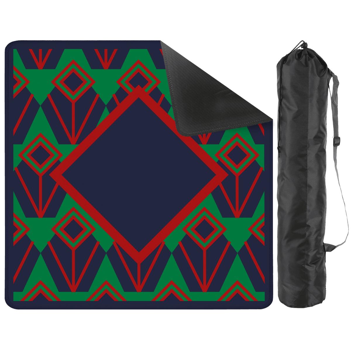 Dark Diamonds Mahjong Mat: Mahj Game Tabletop (31.5-inch)