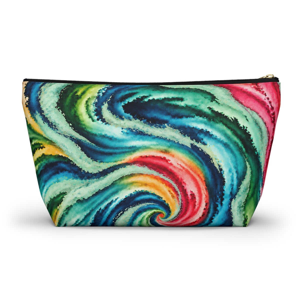 Vibrant Vortex Mahjong Tile Pouch