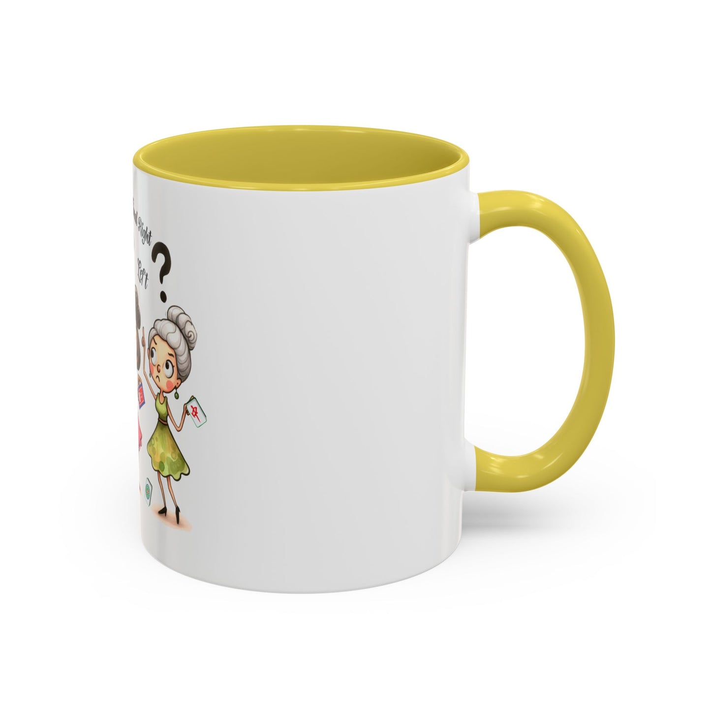 Mahjong Cartoon Mug for Funny Gift, Cute Mahj Coffee Cups, Quirky Drinkware, Playful Mahjong