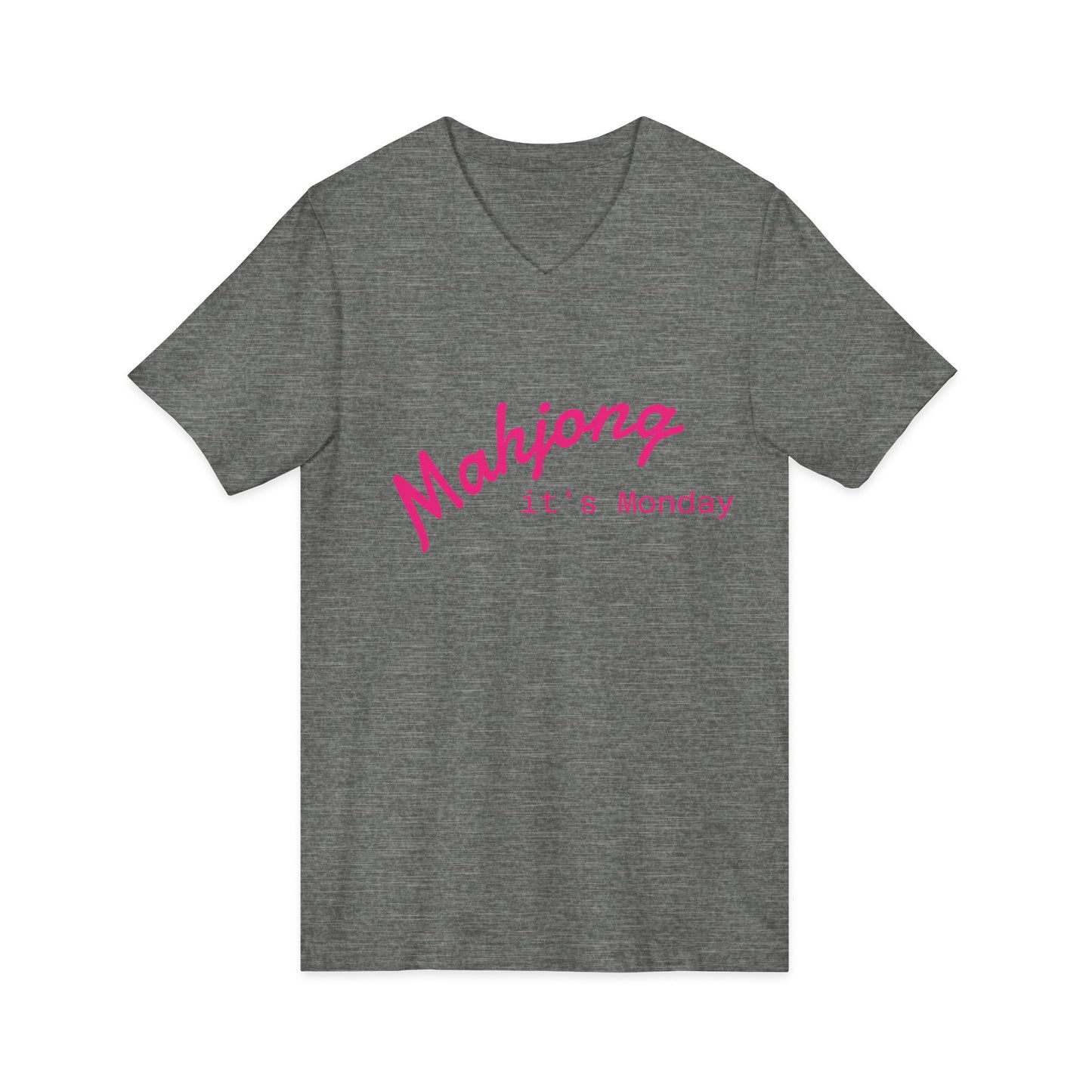 Mahjong it's Monday Tee | Mahjong V-Neck Shirt, Mahjong Lover Top