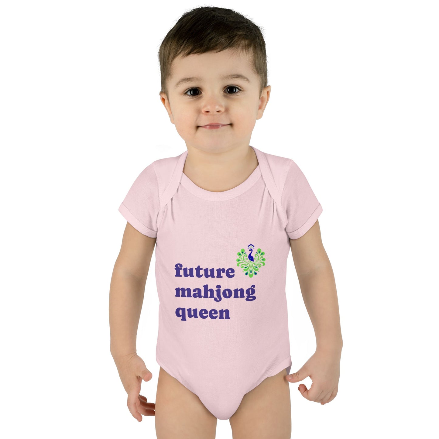 Future Mahjong Queen Infant Bodysuit | Baby Onesie