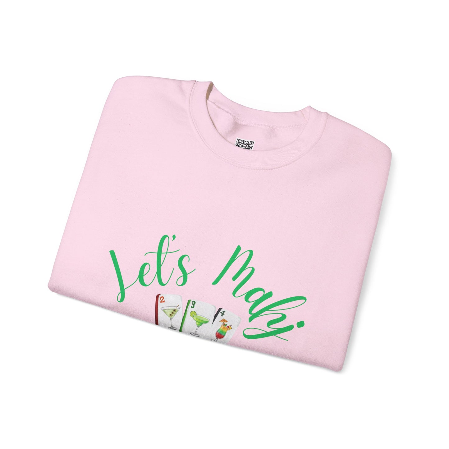 Lets Mahj Y'all Sweatshirt | Cute Cartoon Ladies with Question Marks
