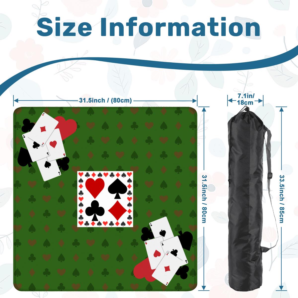 Canasta Game Mat Tabletop