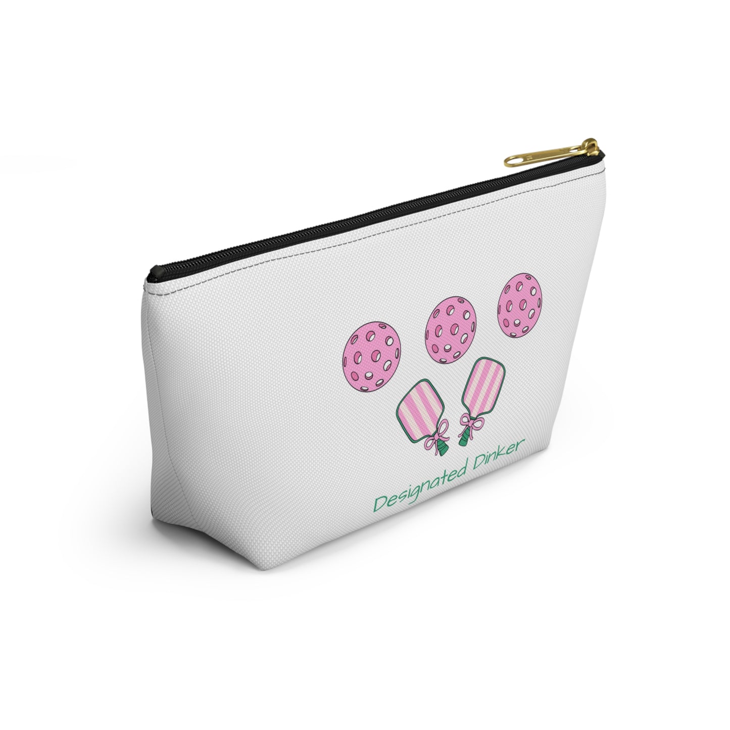 Cute Designated Drinker Accessory Pouch, Fun Makeup Bag, Cookie and Drink Pouch for Parties, Gifts for Friends, Pickleball Essential