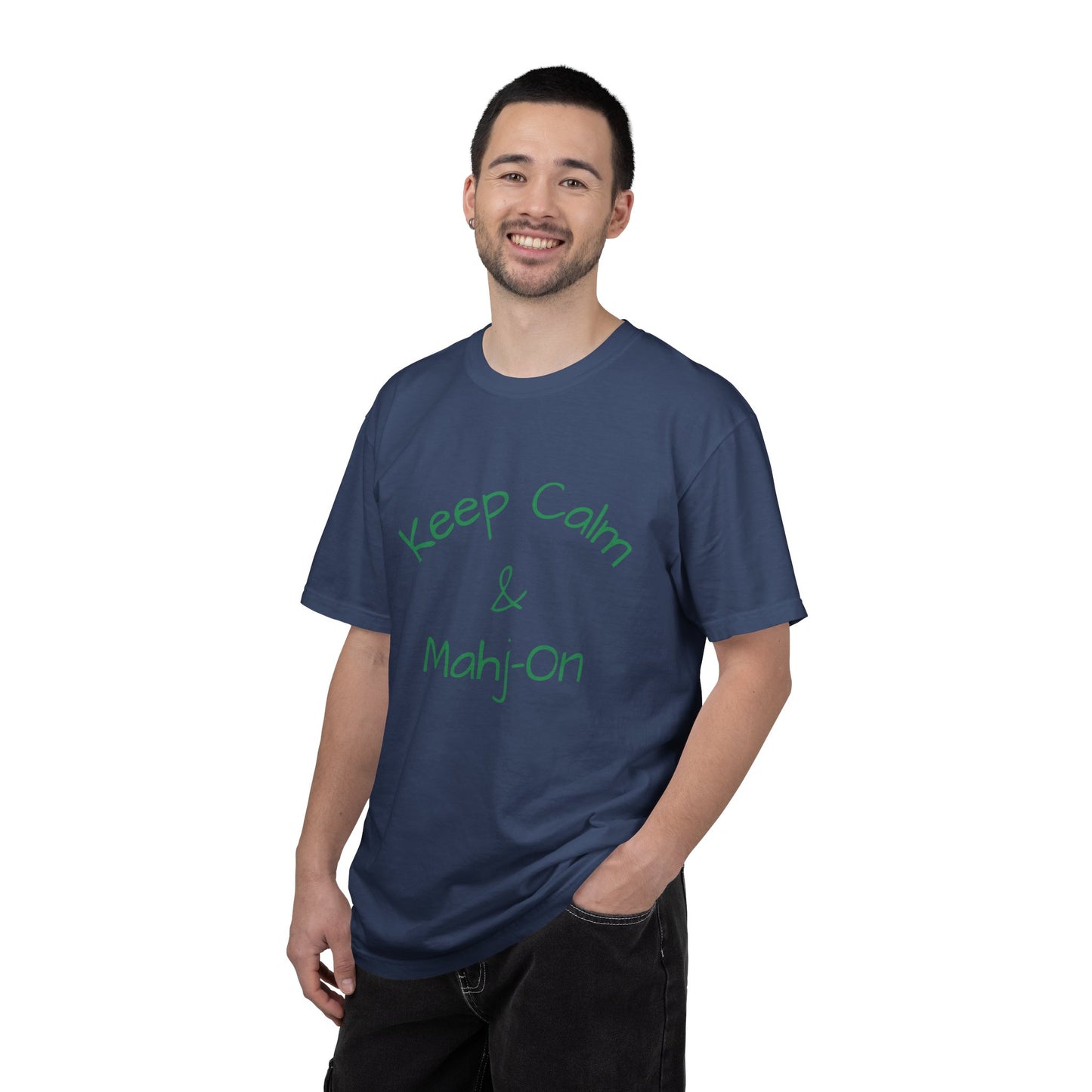 Keep Calm & Mahj-On T-shirt | Mahjong Player Tee, Mahjong Gift Idea