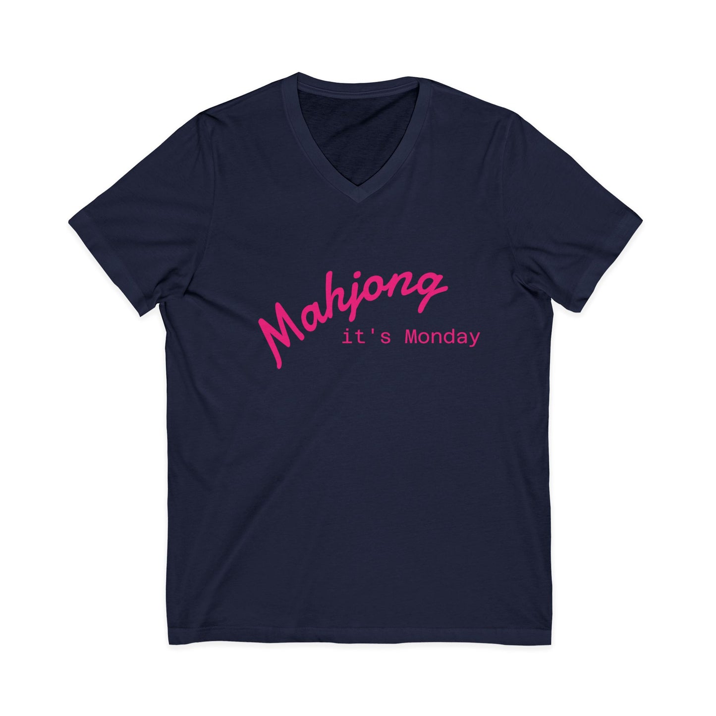Mahjong it's Monday Tee | Mahjong V-Neck Shirt, Mahjong Lover Top