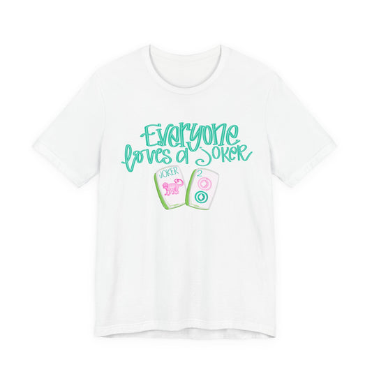 Women's Tee - Everyone Loves a Joker, Mahjong T-Shirt, Mahj, Fun Summer Top, Vacation Outfit