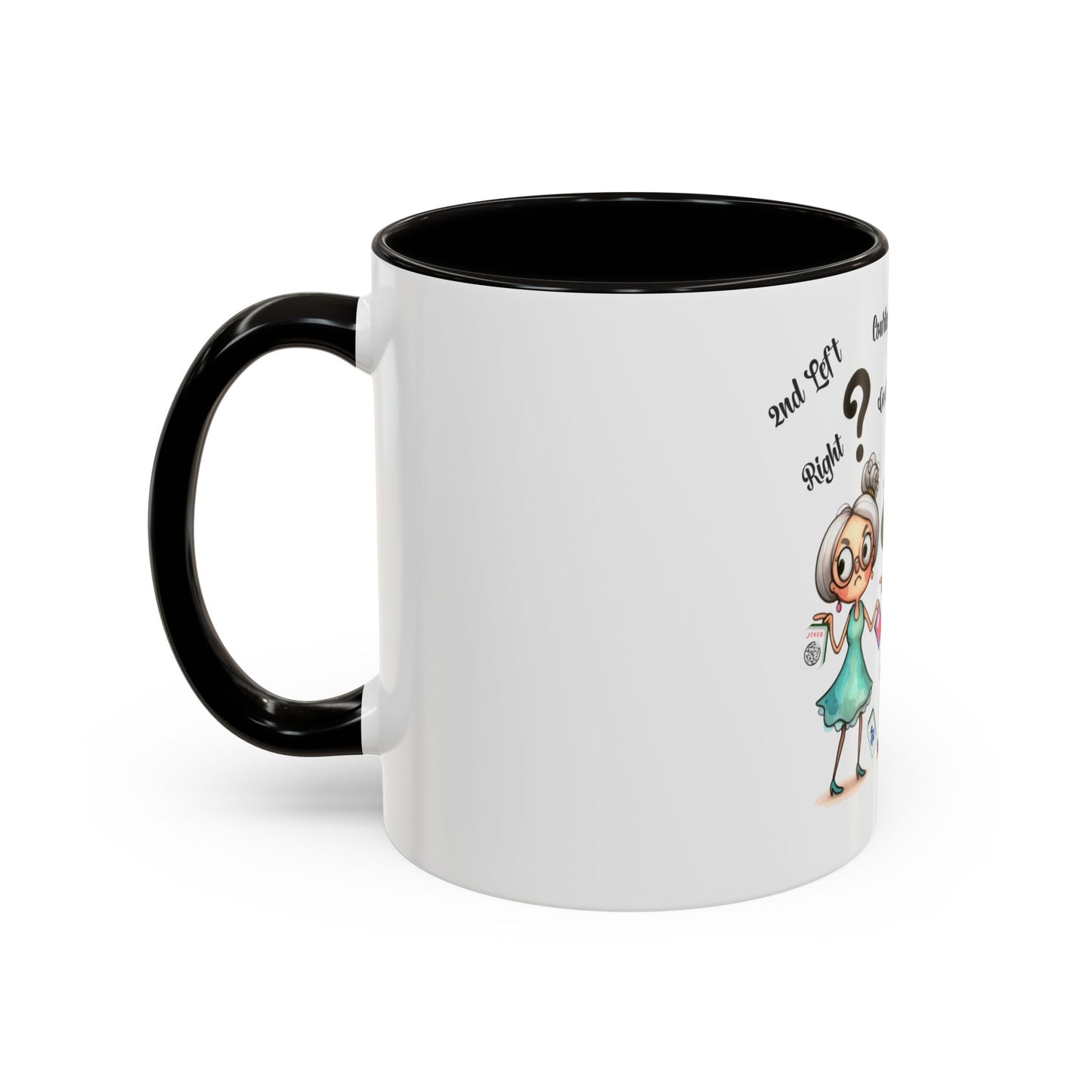 Mahjong Cartoon Mug for Funny Gift, Cute Mahj Coffee Cups, Quirky Drinkware, Playful Mahjong