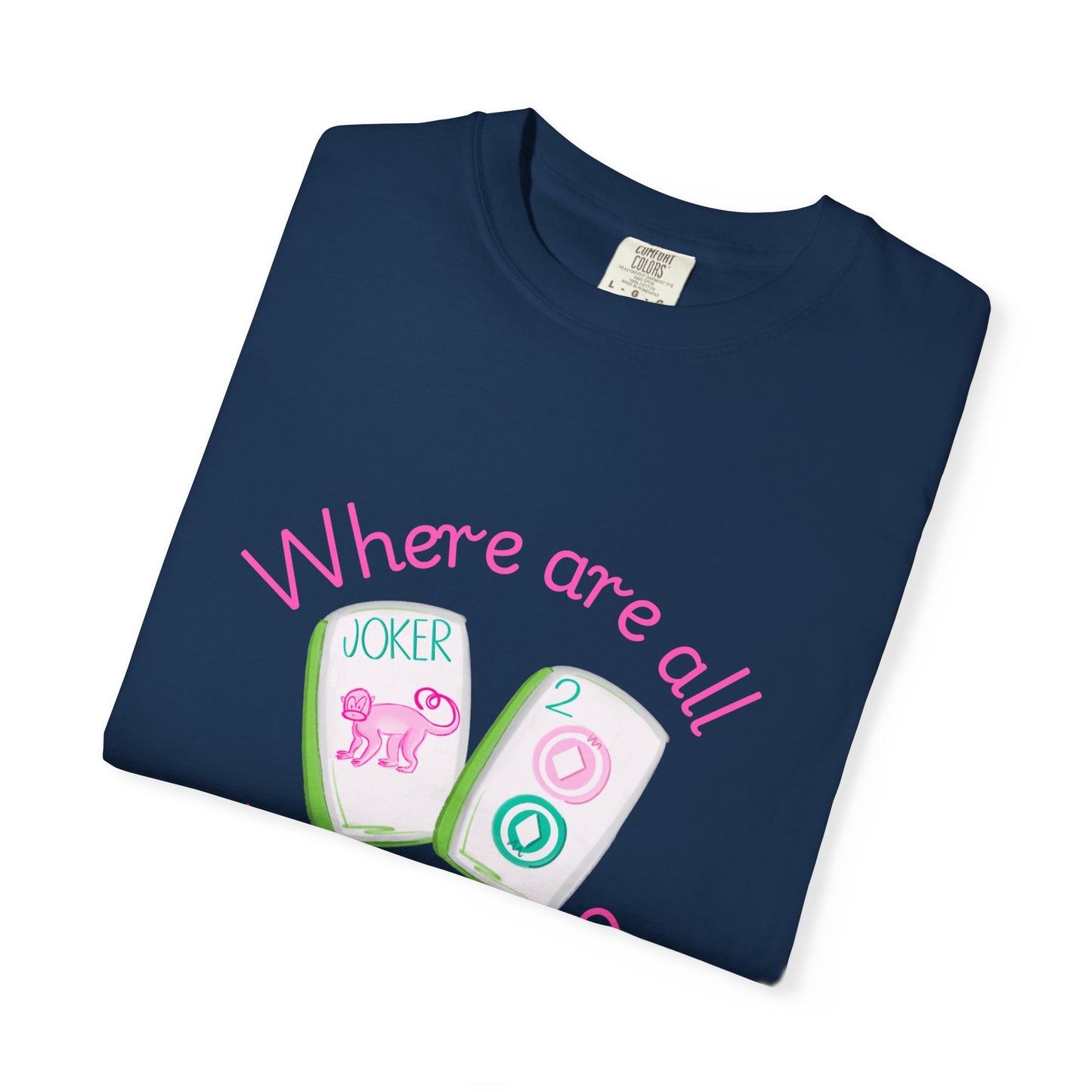 Where are all the Jokers Mahj T-shirt | Mahjong Player Tee, Mahjong Gift Idea