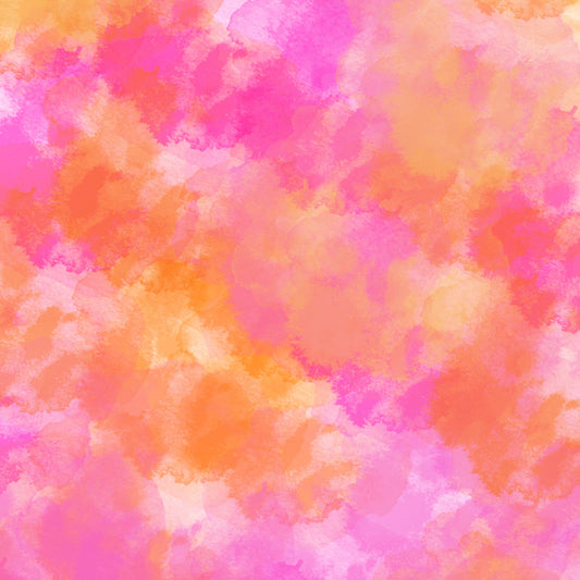 Pink & Orange Tie Dye Mahjong Mat