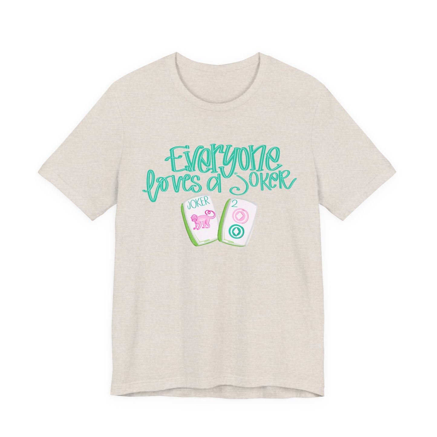 Women's Tee - Everyone Loves a Joker, Mahjong T-Shirt, Mahj, Fun Summer Top, Vacation Outfit