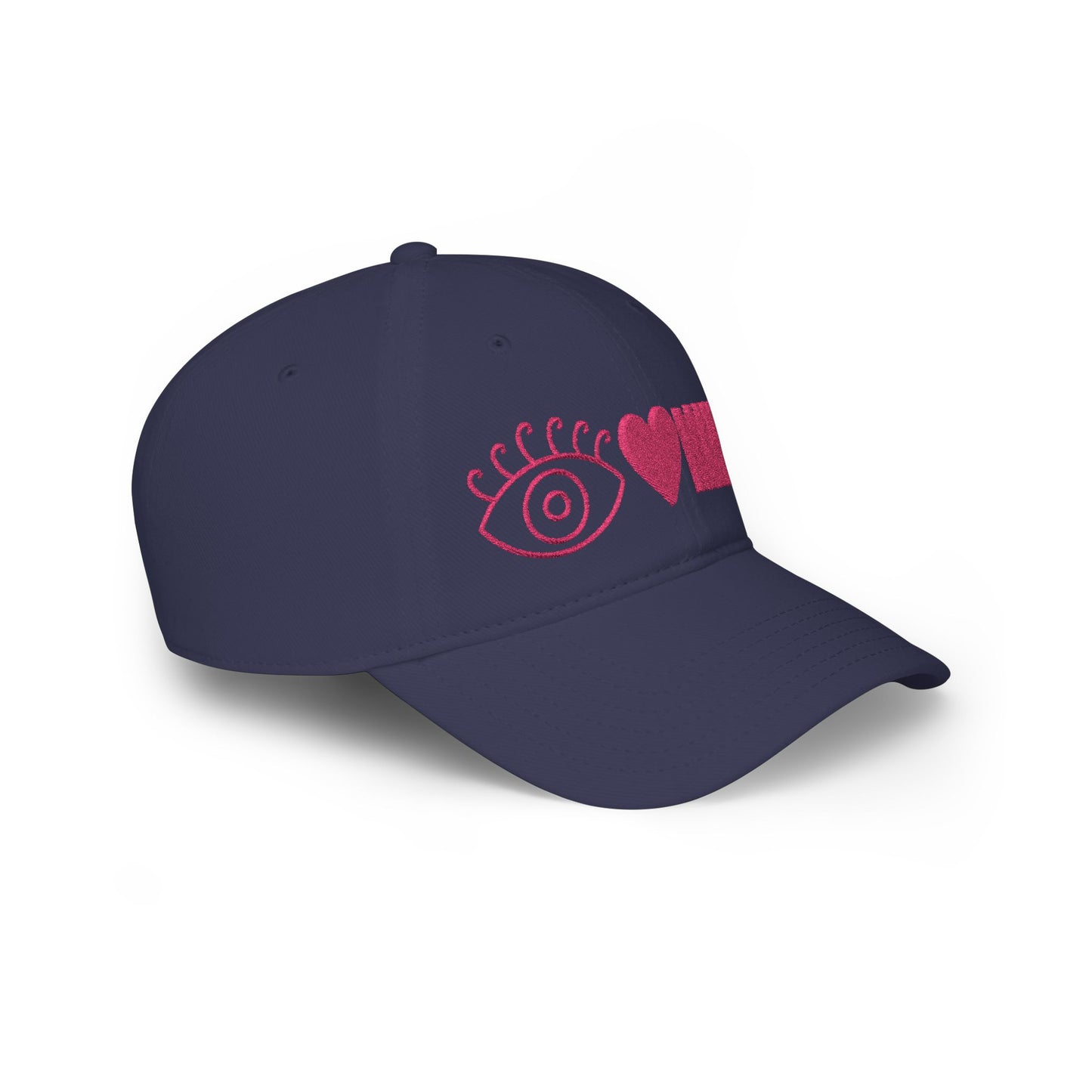 MAHJ pink Low Profile Baseball Cap | Mahjong hat