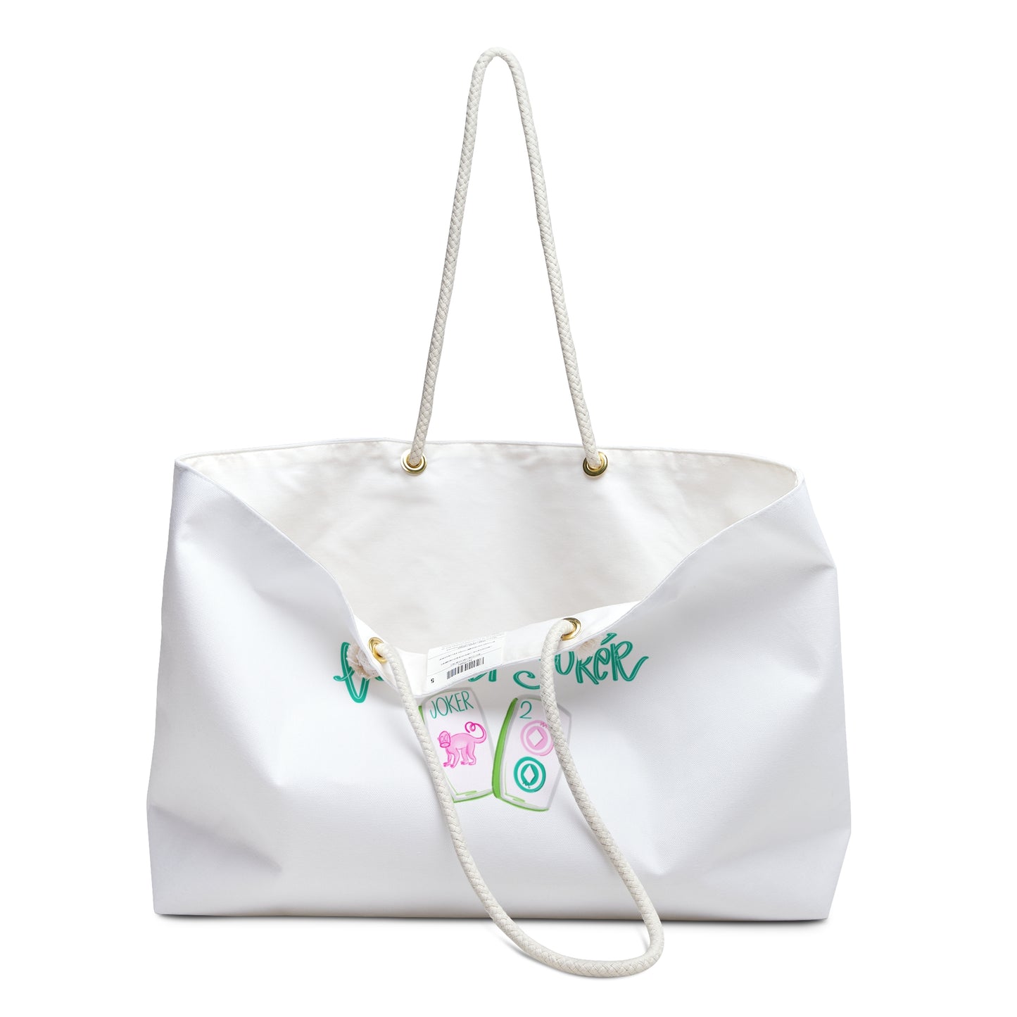 Everyone Love a Joker  Mahjong Tote Bag, Tote for Travel, Gift for Mahj Lovers, Funny Weekend Bag, Perfect for Holidays