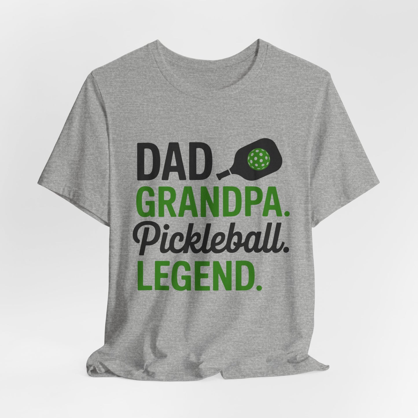Pickleball Legend Tee: Celebrate Dad & Grandpa, Gift for Sports Lovers, Father's Day, Family Gatherings, Casual Wear
