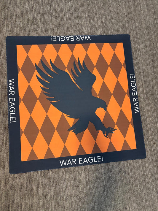 Auburn Eagle Mahjong Mat: Mahj Game Tabletop (31.5-inch)