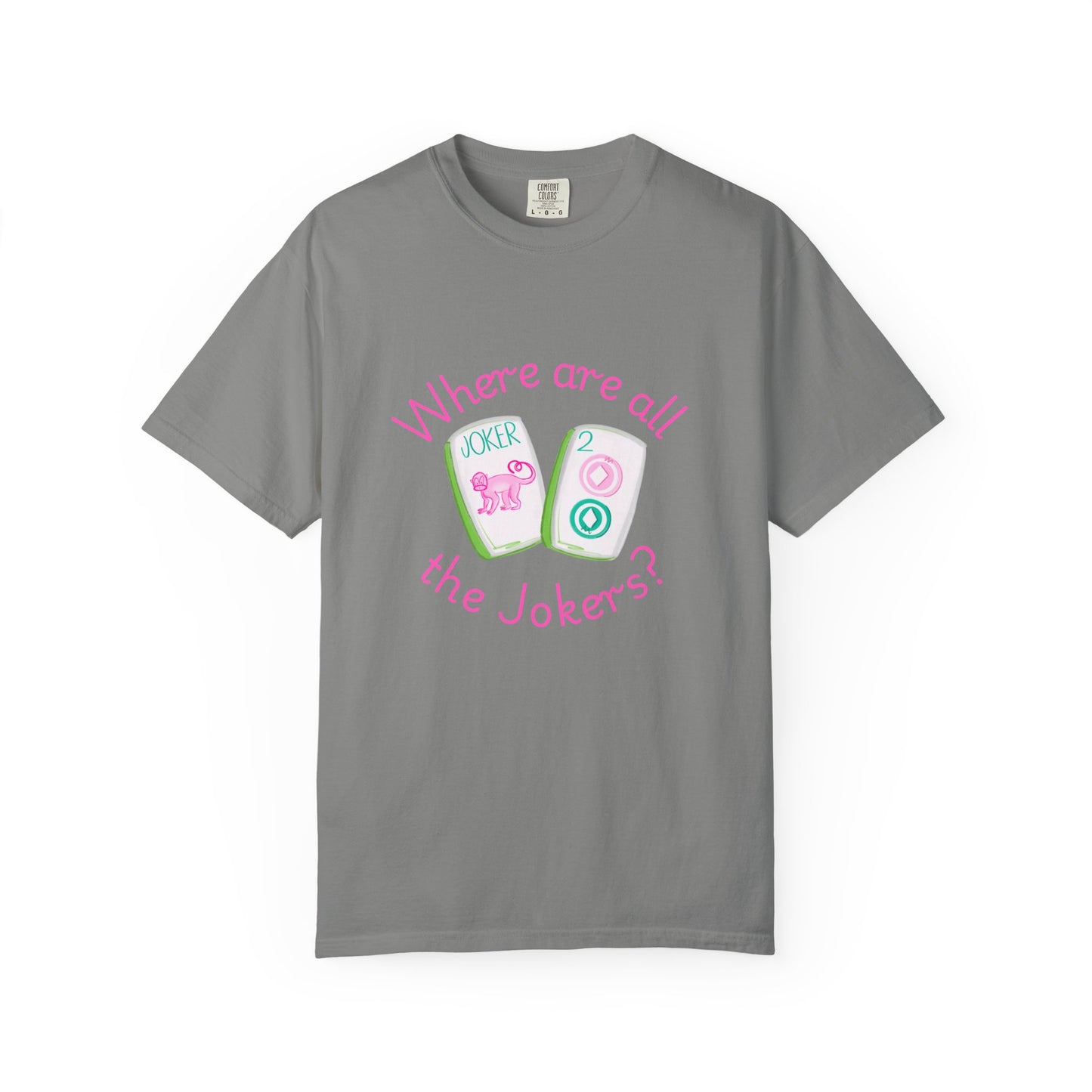 Where are all the Jokers Mahj T-shirt | Mahjong Player Tee, Mahjong Gift Idea