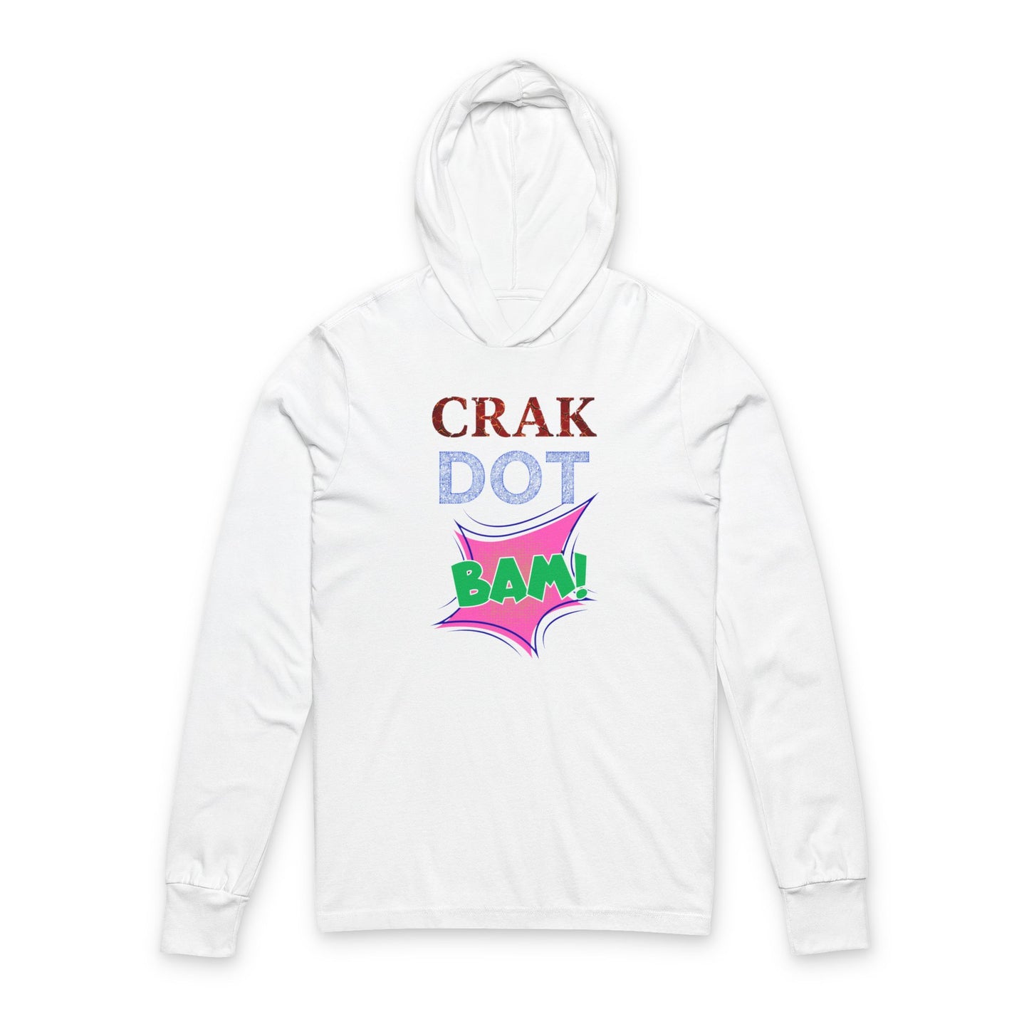 Crak Dot Bam Mahjong Hoodie Tee, Best for the Mahj Player!