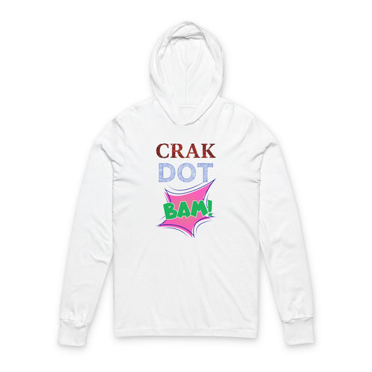 Crak Dot Bam Mahjong Hoodie Tee, Best for the Mahj Player!