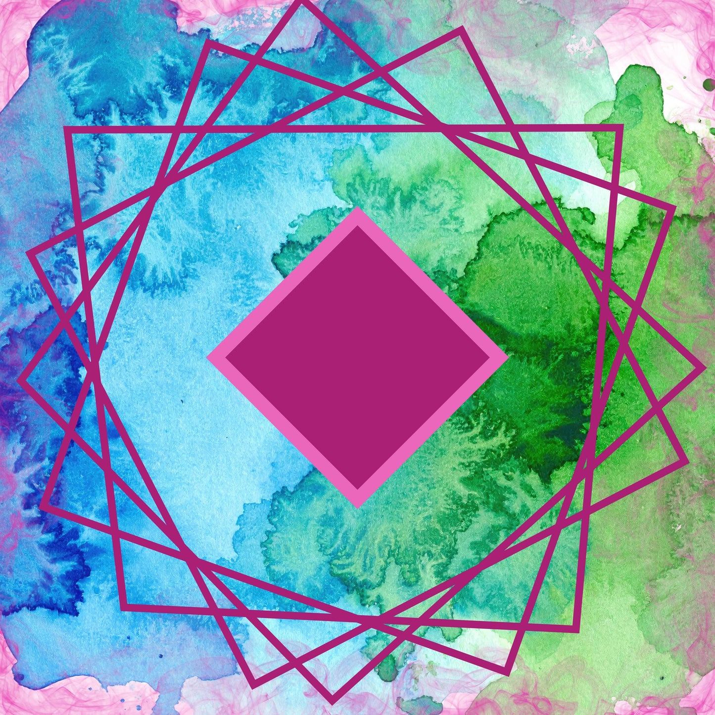 Abstract Mahjong Mat: Mahj Game Tabletop