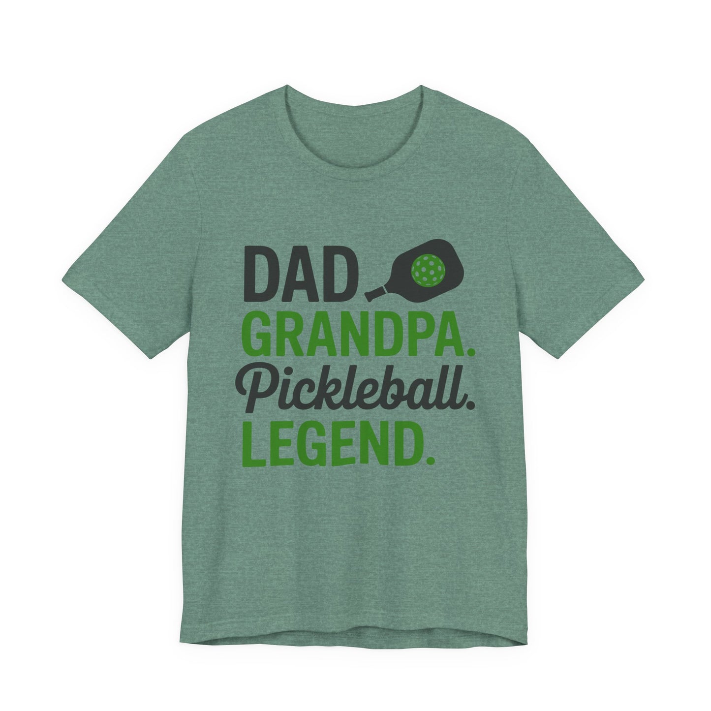 Pickleball Legend Tee: Celebrate Dad & Grandpa, Gift for Sports Lovers, Father's Day, Family Gatherings, Casual Wear