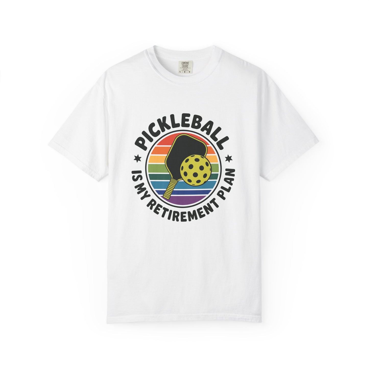 Pickleball Retirement Plan T-Shirt | Garment-Dyed Unisex Tee, Summer Vibe, Sportswear Gift, Funny Pickleball Shirt, Retirement Gift