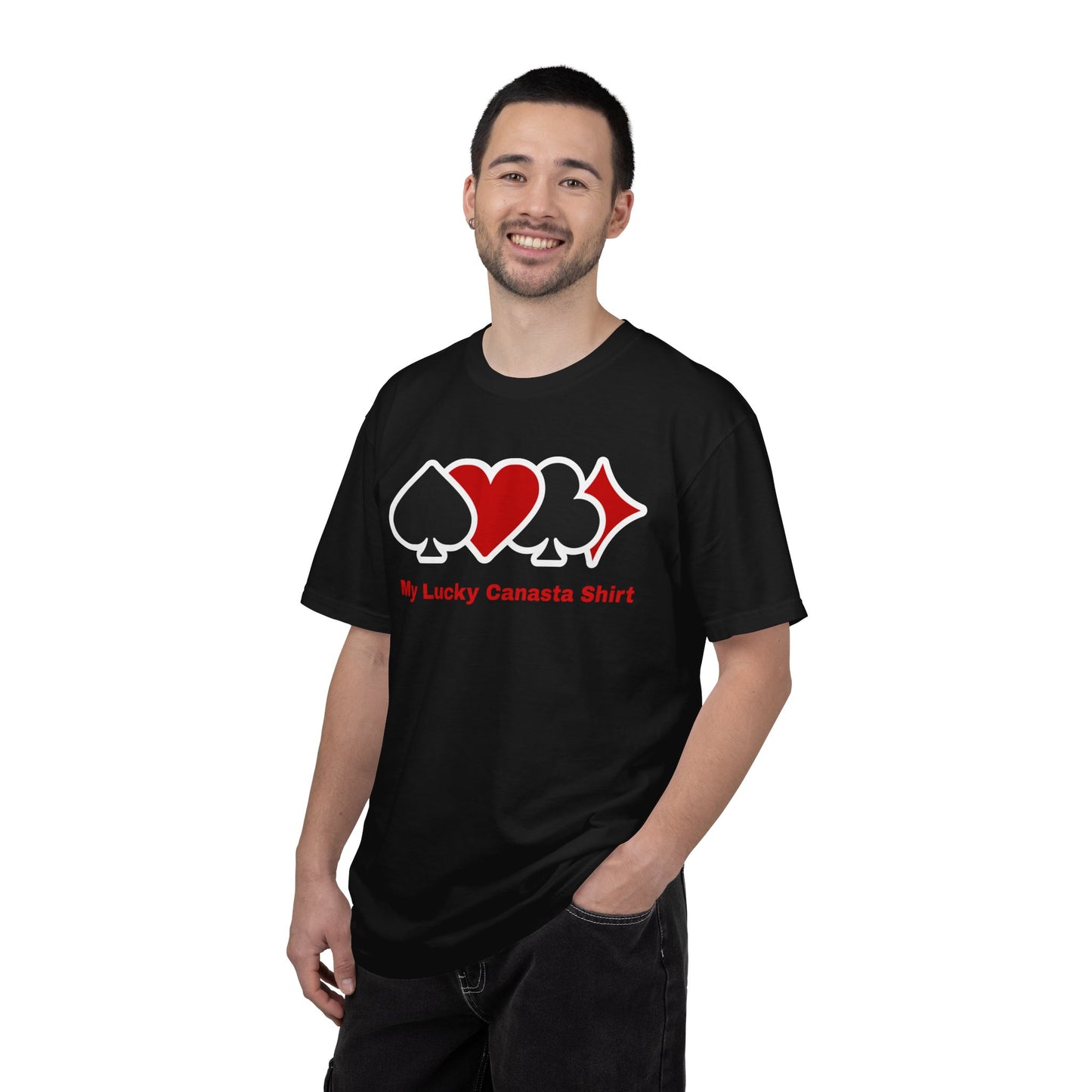 Lucky Canasta T-Shirt, Unisex Card Game Tee, Fun Game Night Apparel, Casual Luck Shirt, Gift for Card Players