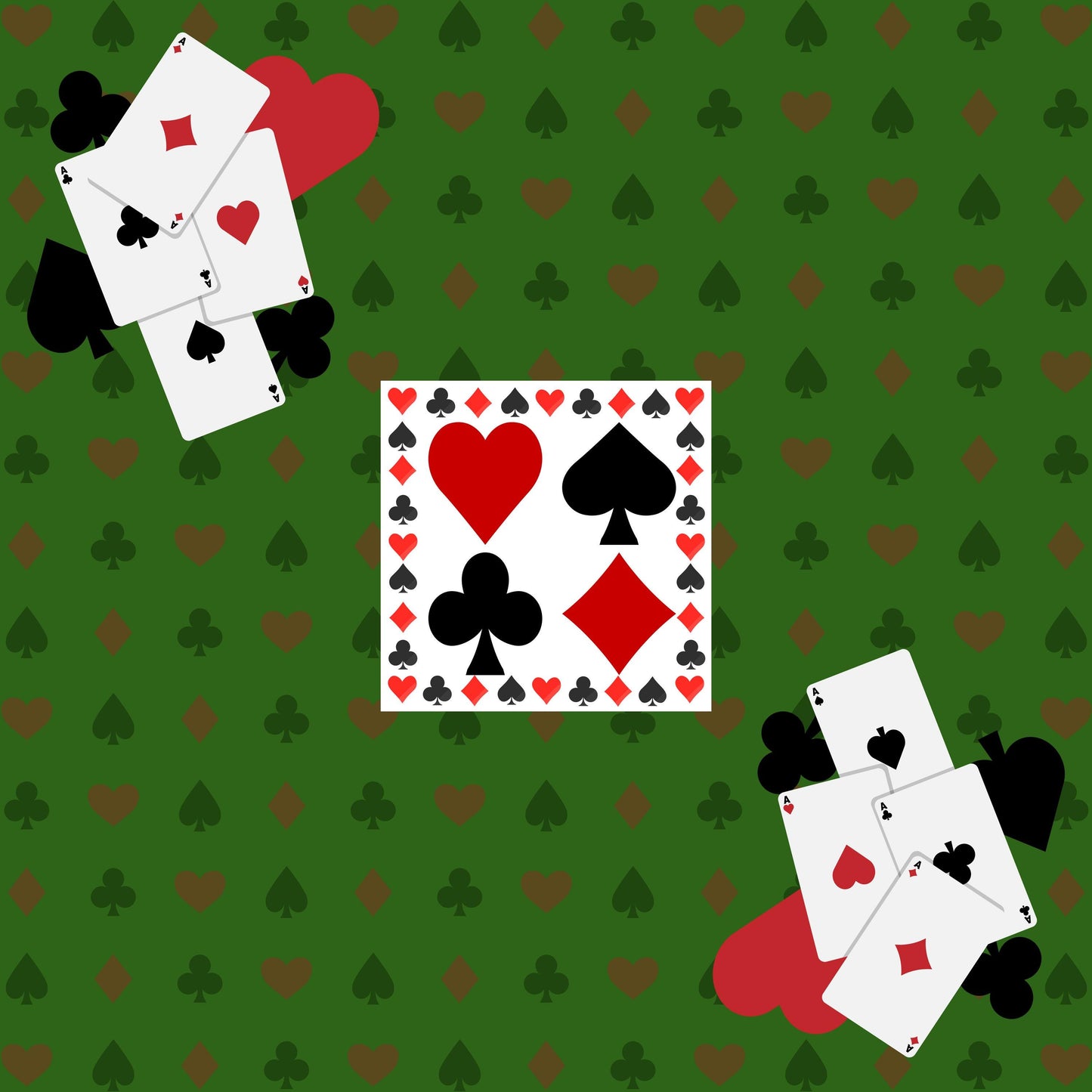 Canasta Game Mat Tabletop