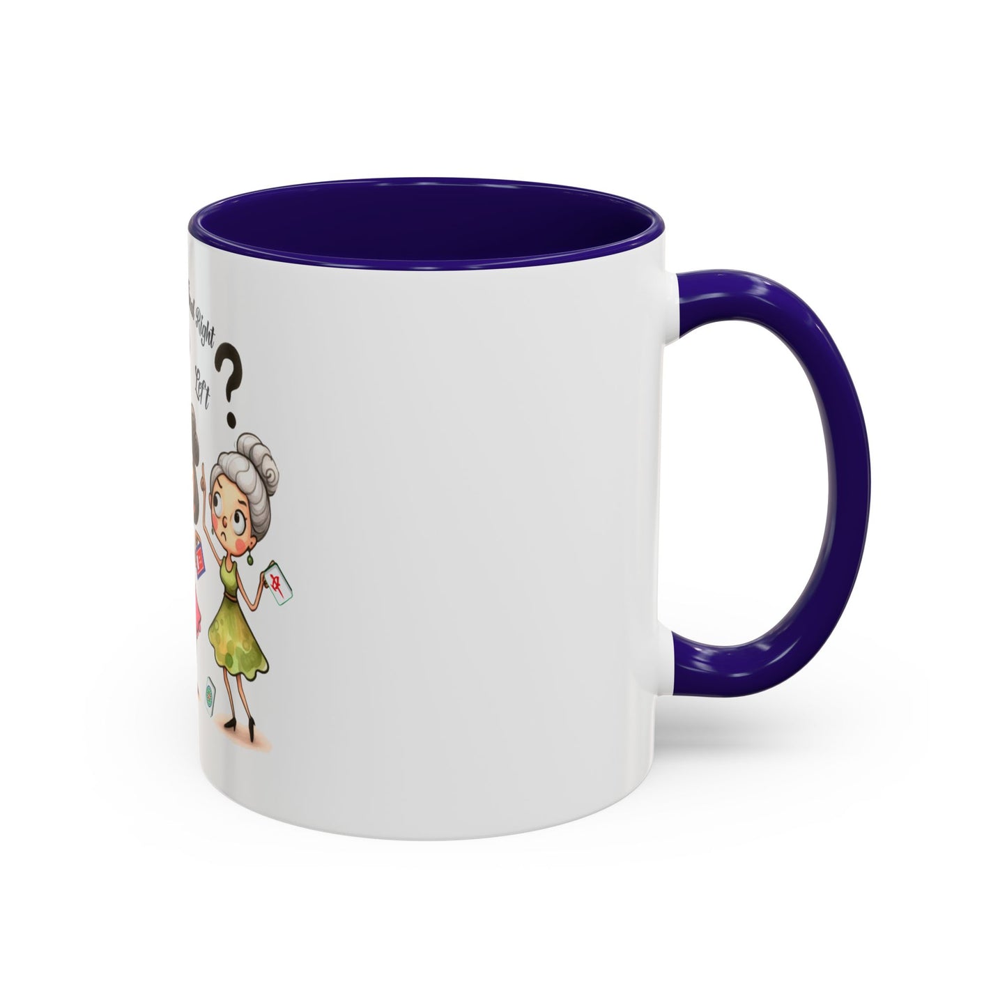 Mahjong Cartoon Mug for Funny Gift, Cute Mahj Coffee Cups, Quirky Drinkware, Playful Mahjong