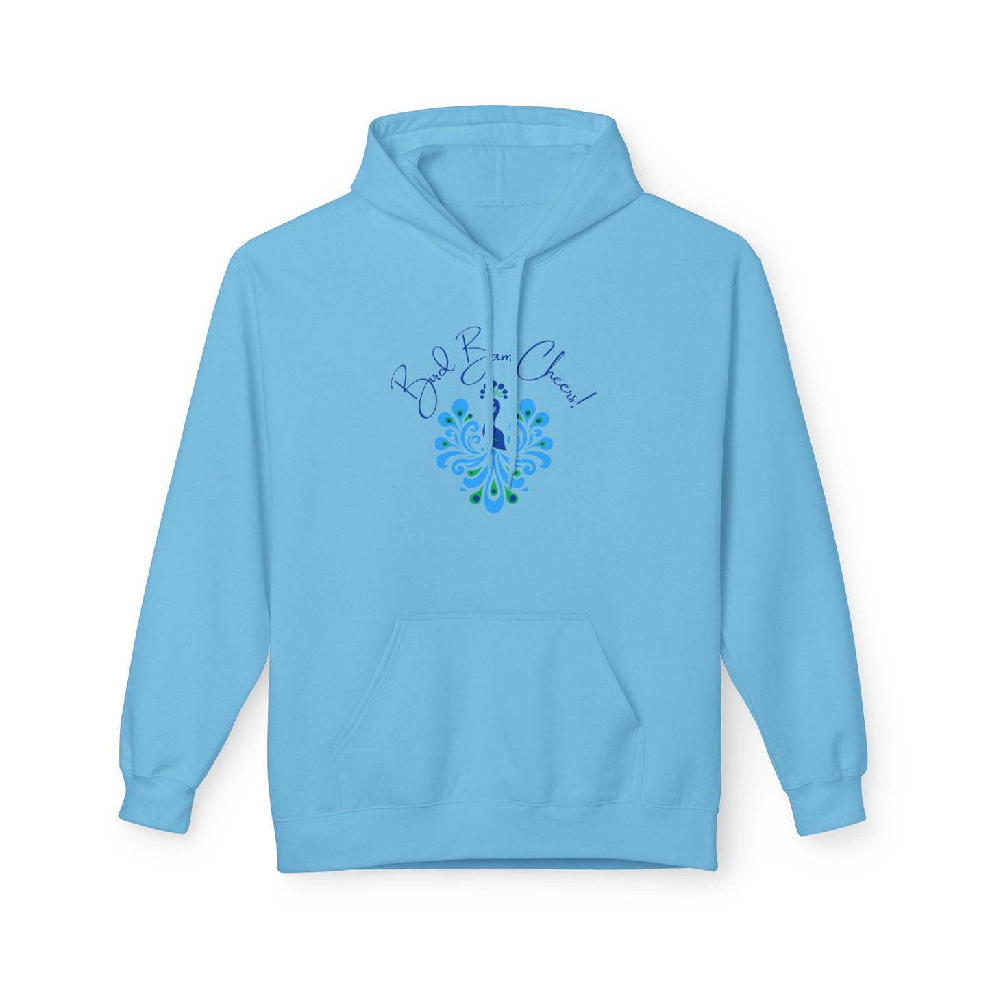 Bird Bam Cheers Fleece Hoodie - Cozy, Unisex, Gift for Her, Mahj Lover!