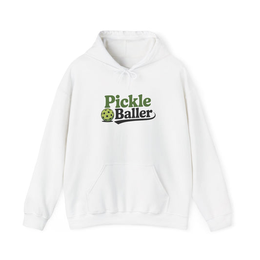 Pickle Baller Hoodie | Unisex Heavy Blend Sweatshirt for Pickleball Lovers, Sports Apparel, Gift for Athletes, Casual Wear, Outdoor
