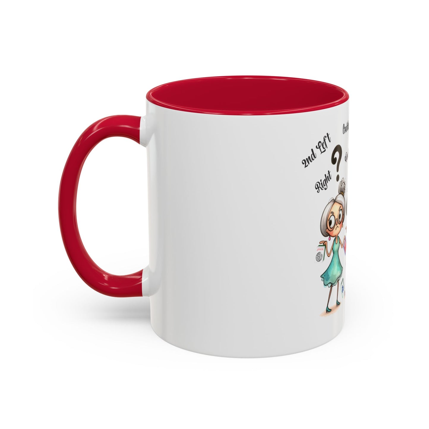 Mahjong Cartoon Mug for Funny Gift, Cute Mahj Coffee Cups, Quirky Drinkware, Playful Mahjong