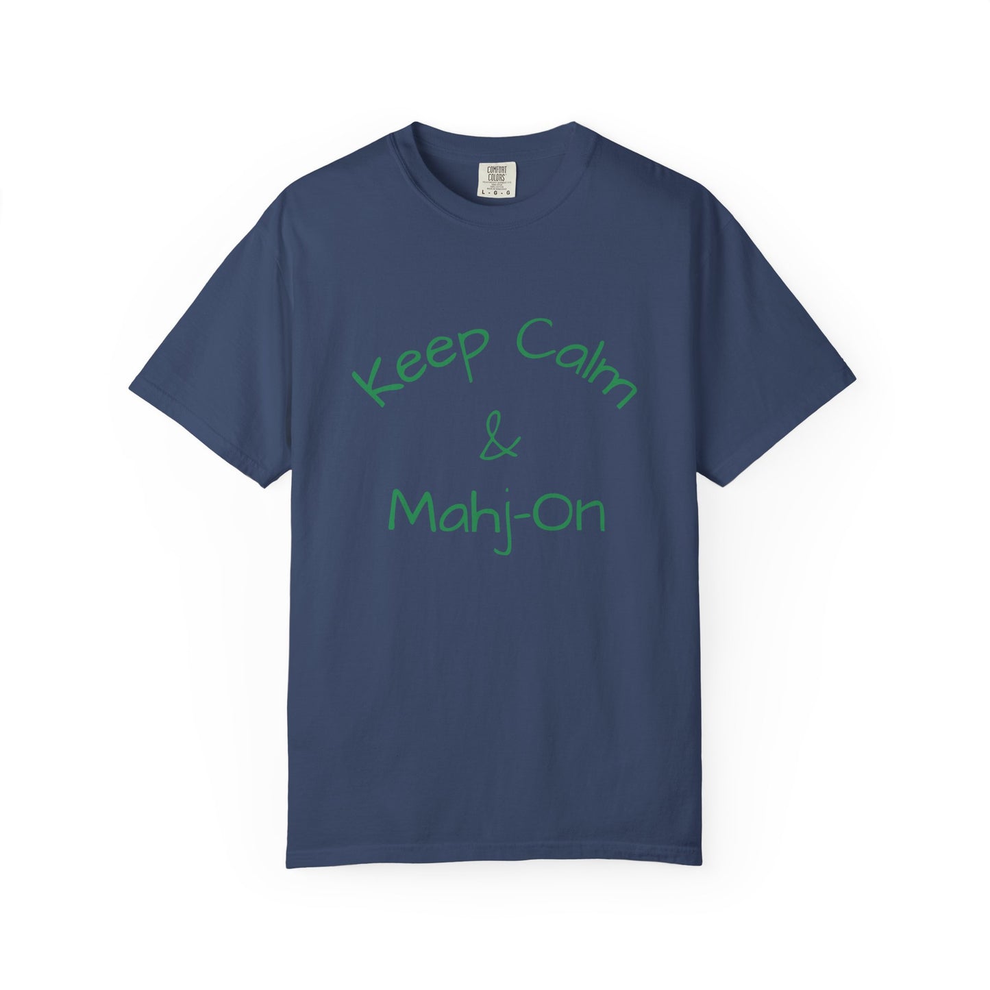 Keep Calm & Mahj-On T-shirt | Mahjong Player Tee, Mahjong Gift Idea