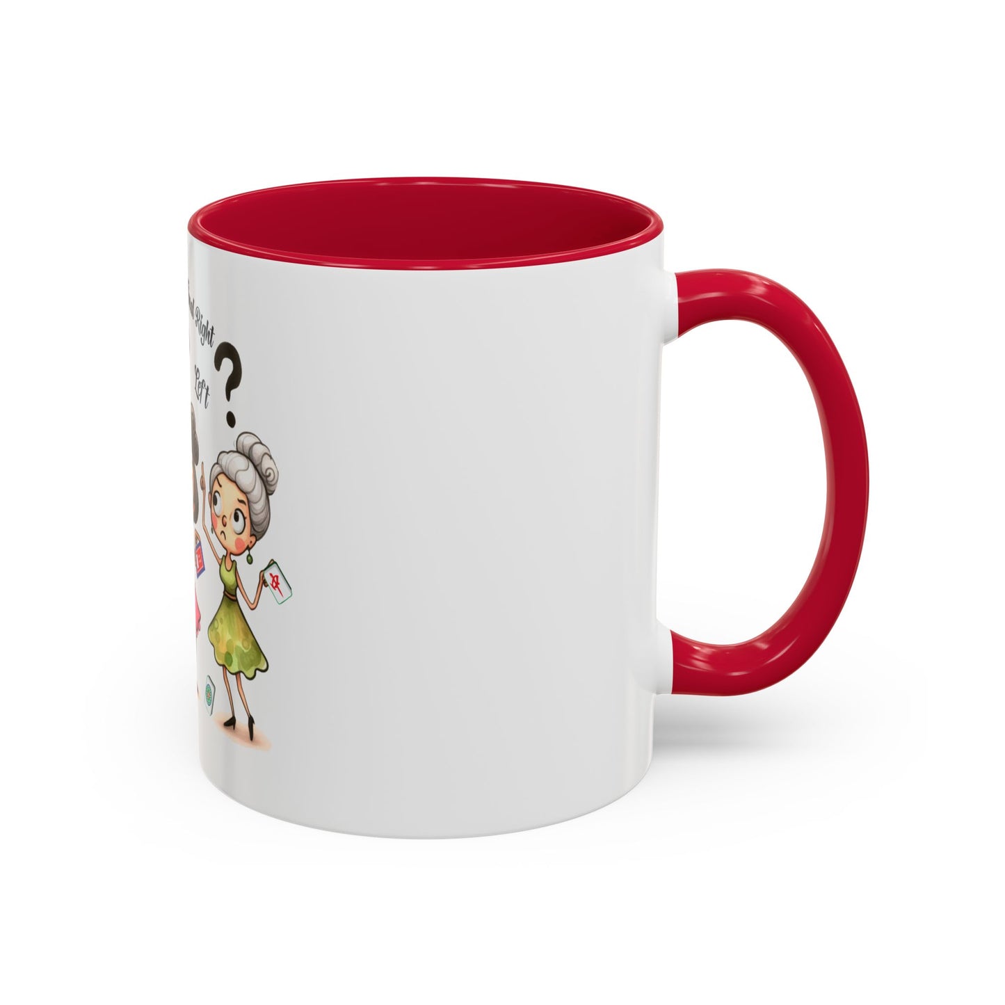 Mahjong Cartoon Mug for Funny Gift, Cute Mahj Coffee Cups, Quirky Drinkware, Playful Mahjong