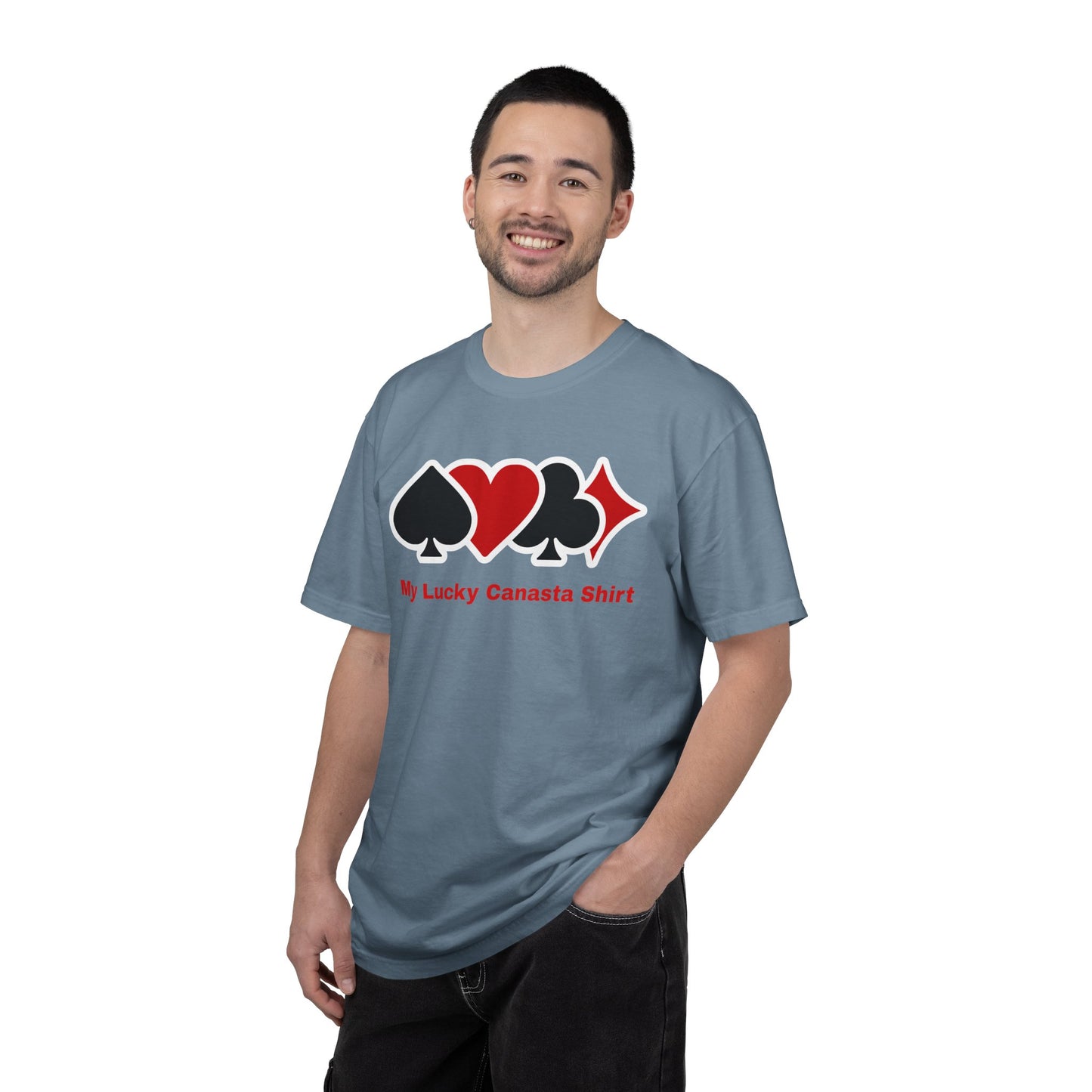 Lucky Canasta T-Shirt, Unisex Card Game Tee, Fun Game Night Apparel, Casual Luck Shirt, Gift for Card Players