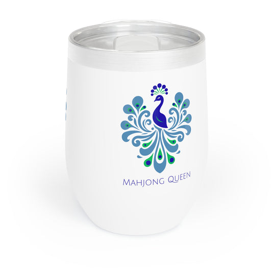 Bird Bam Cheers!  Mahjong Queen Chill Wine Tumbler
