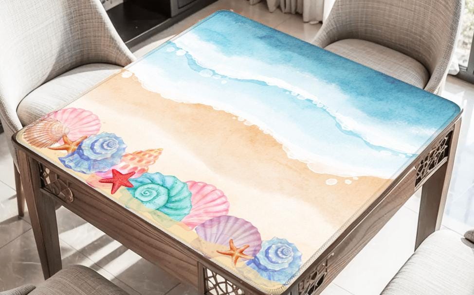 Sandy Beach Mahjong Mat