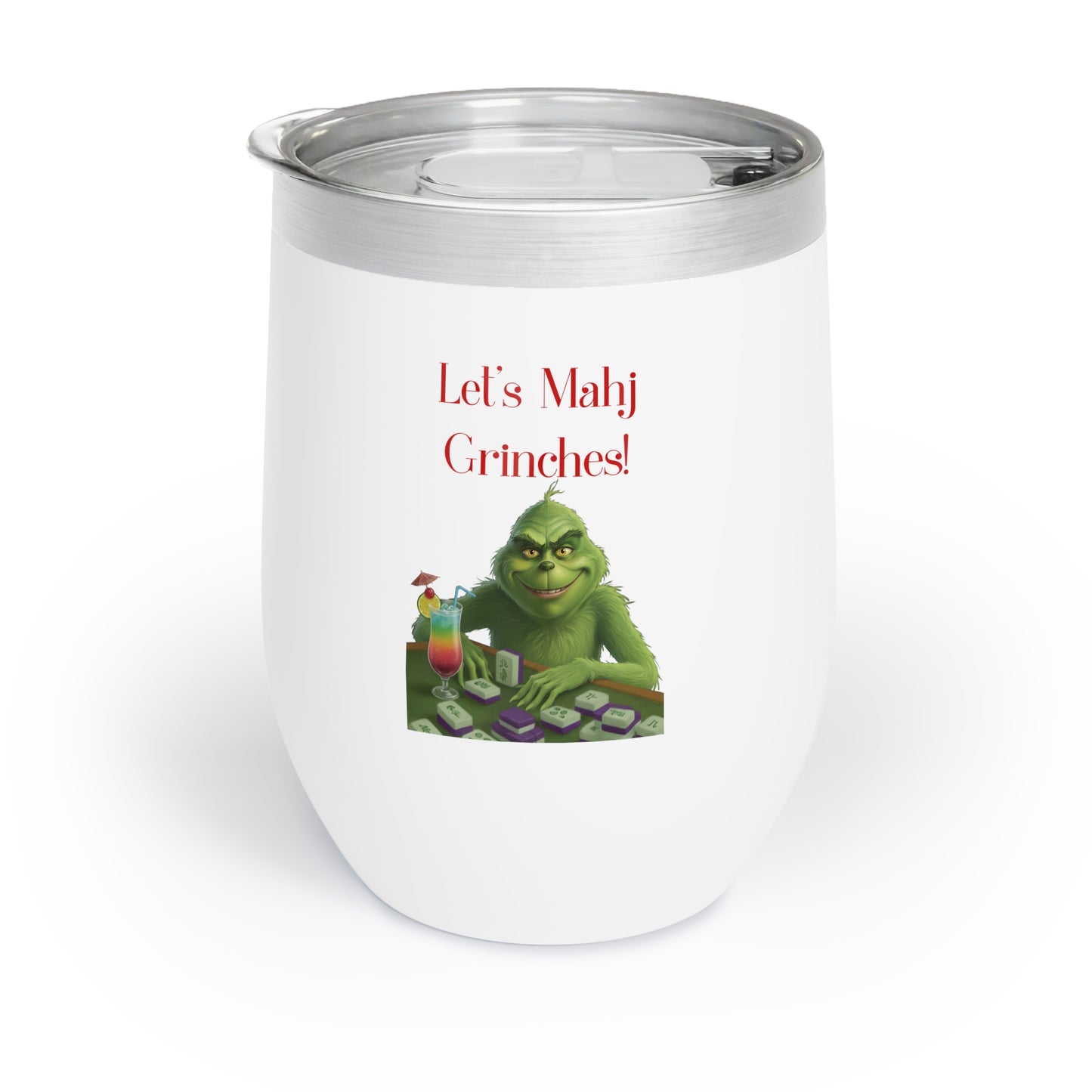 Let's Mahj Grinches - Chilly Wine Tumbler