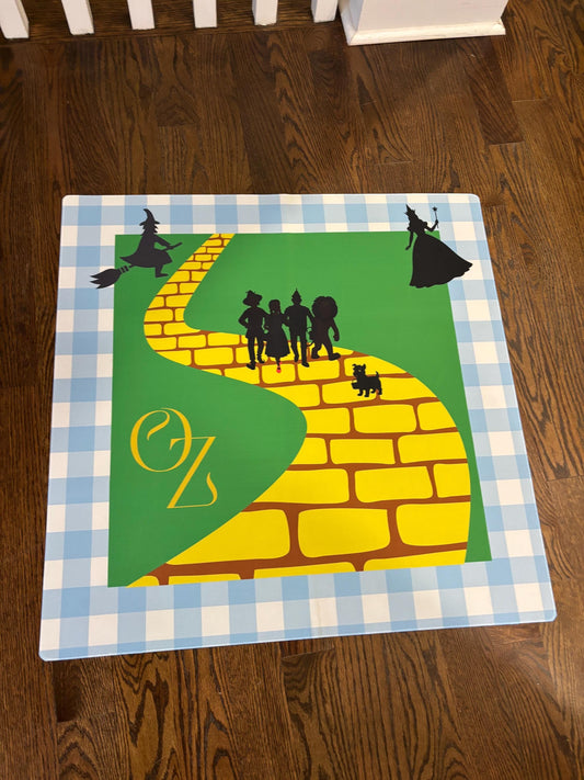 Wizard of Oz inspired Mahjong Mat: Mahj Game Tabletop (31.5-inch)