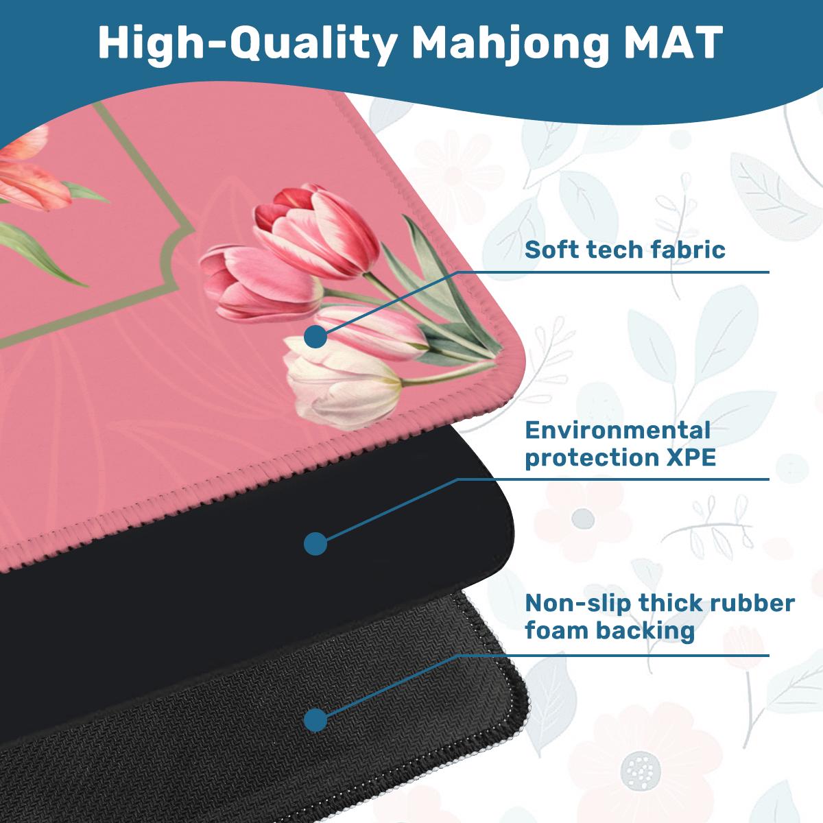 Spring Tulips Mahjong Mat