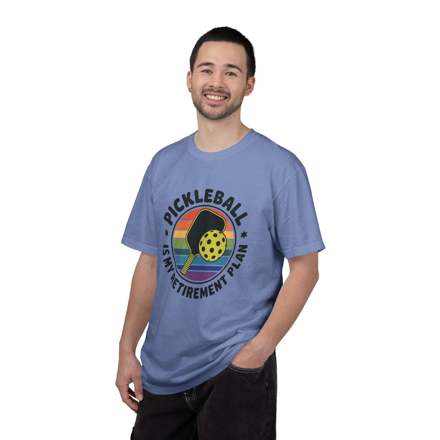 Pickleball Retirement Plan T-Shirt | Garment-Dyed Unisex Tee, Summer Vibe, Sportswear Gift, Funny Pickleball Shirt, Retirement Gift