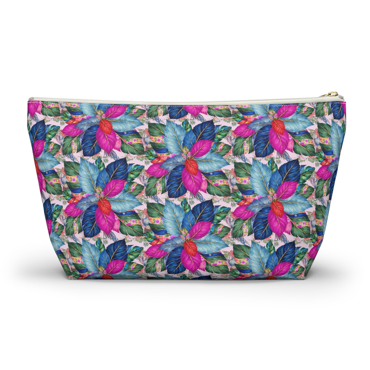 Tobacco Leaves Chinoiserie Mahjong Tile Bag Accessory Pouch