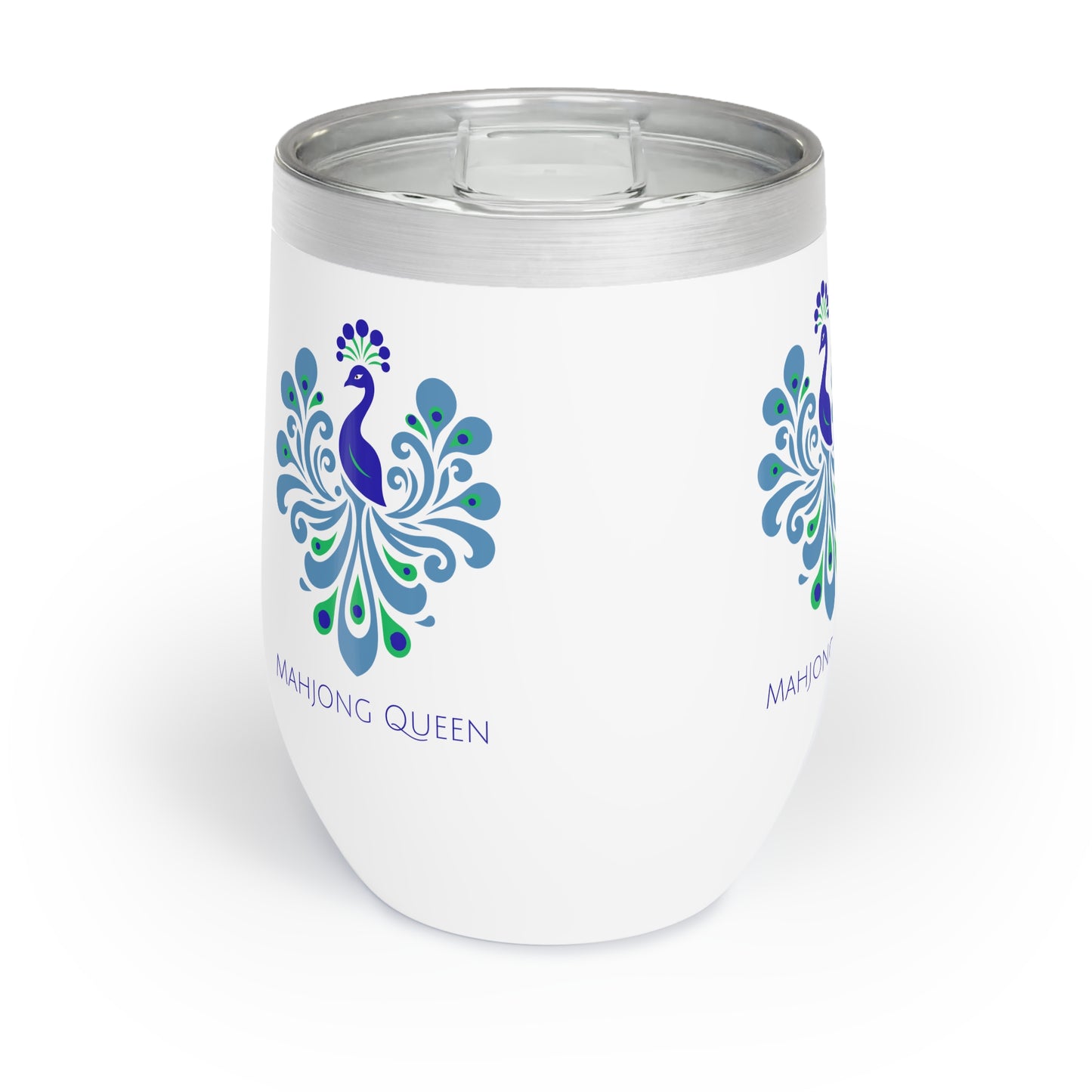 Bird Bam Cheers!  Mahjong Queen Chill Wine Tumbler