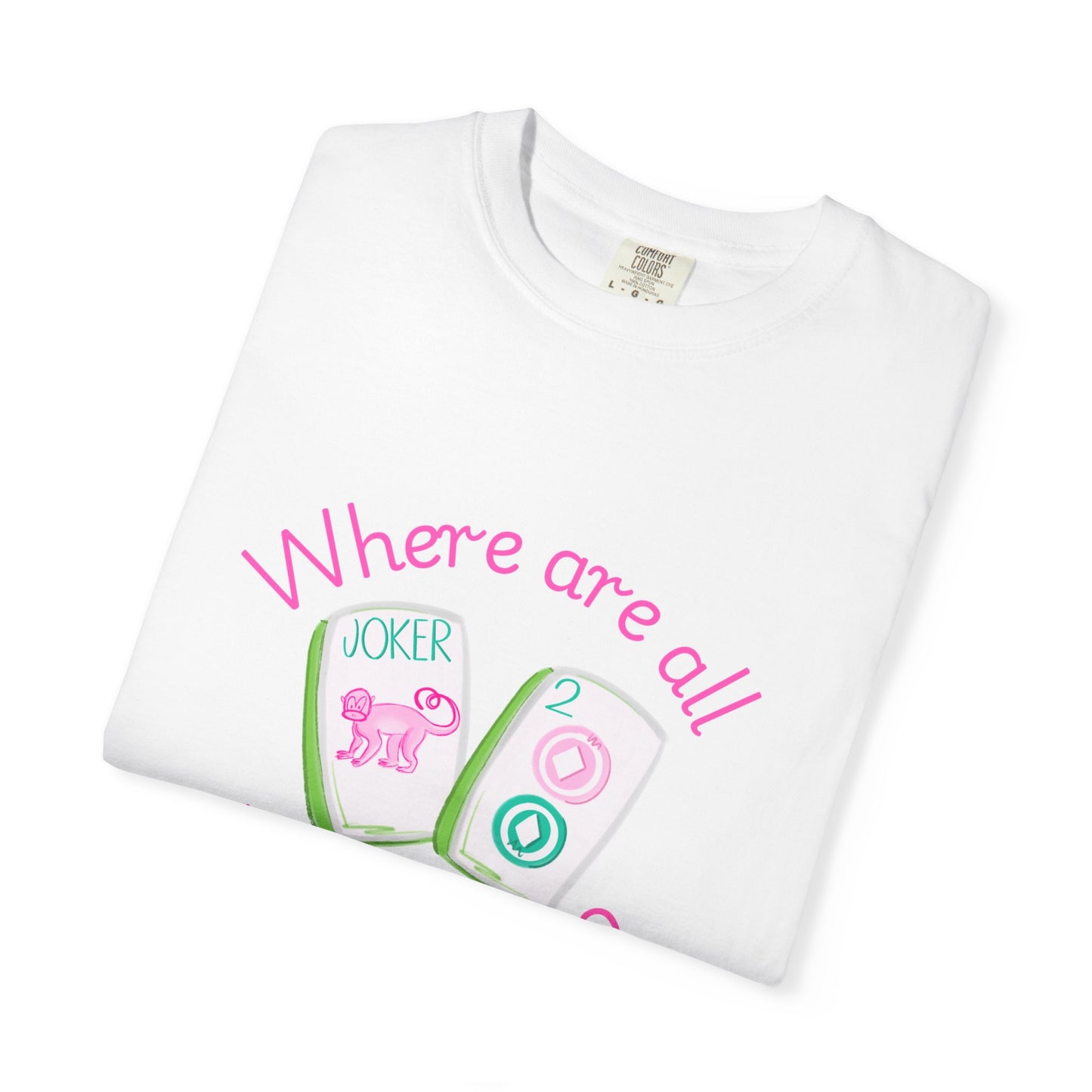 Where are all the Jokers Mahj T-shirt | Mahjong Player Tee, Mahjong Gift Idea