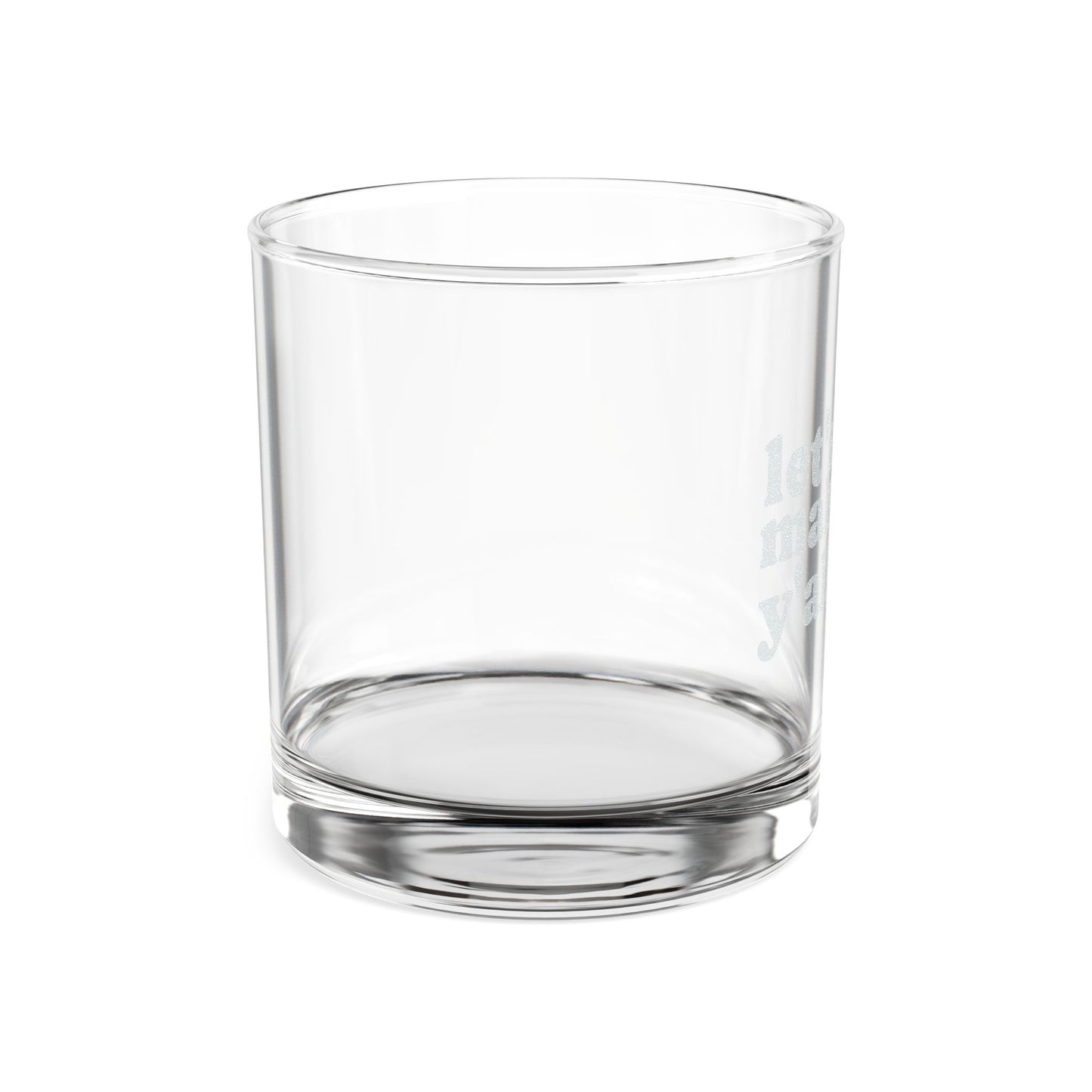 Engraved Whiskey Glass | Mahjong Glass